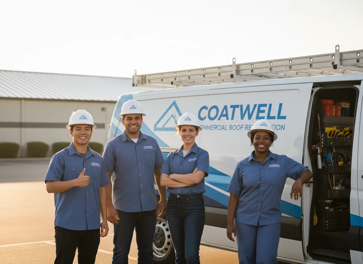 Commercial roof coating company in Webster, IA